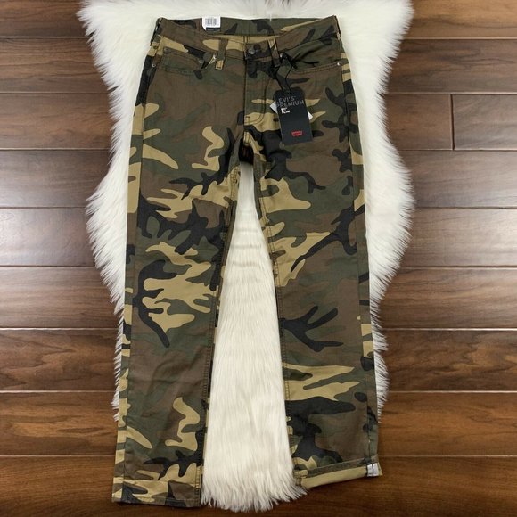 Levi's Other - Levi's Green Camo 511 Men's Slim Pants Jeans
